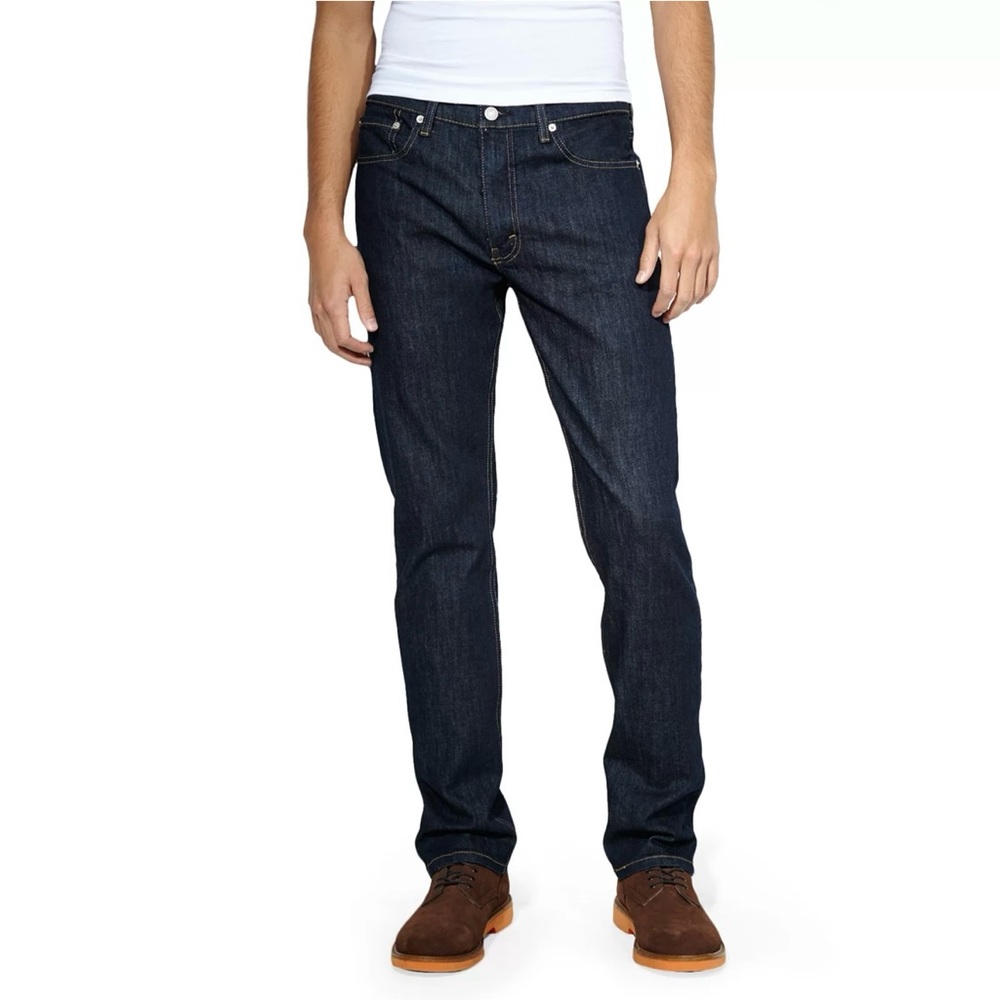 Men's Levi's 513 Slim Straight Stretch Jeans 32 x 34 Dark Wash